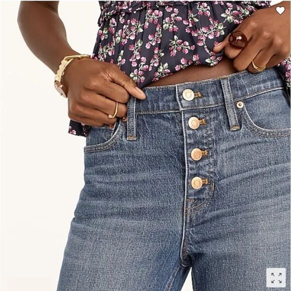 J.Crew 2022 10" demi-boot crop jean in Stone Street wash - Picture 3 of 12